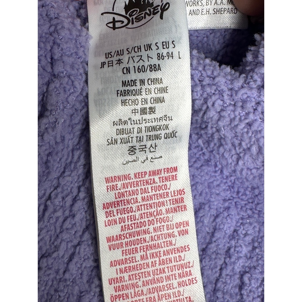 Disney Eeyore Sweater Small Purple Knit Winnie the Pooh Character Pullover - Picture 6 of 8